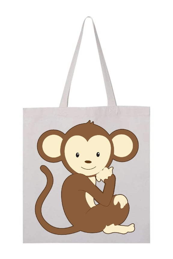 Monkey thinking Tote Bag