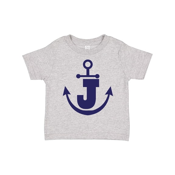 Inktastic Monogram J Nautical Anchor Boys or Girls Toddler T-Shirt