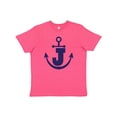 thumbnail image 1 of Inktastic Monogram J Nautical Anchor Youth T-Shirt, 1 of 5