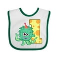 thumbnail image 1 of Inktastic Monster 1st Birthday Boys or Girls Baby Bib, 1 of 4