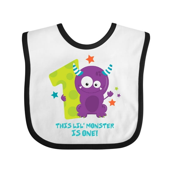 Inktastic Monster 1st Birthday Boys or Girls Baby Bib