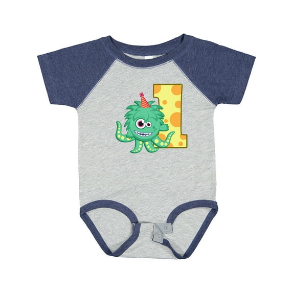Inktastic Monster 1st Birthday Boys or Girls Baby Bodysuit