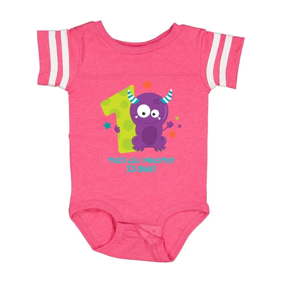 Inktastic Monster 1st Birthday Boys or Girls Baby Bodysuit