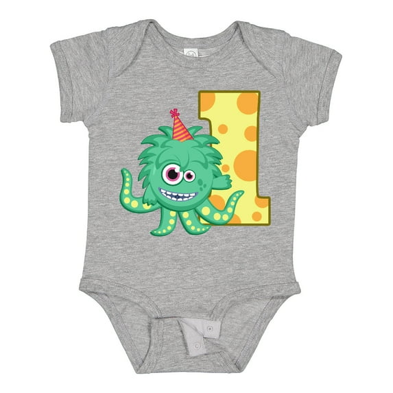 Inktastic Monster 1st Birthday Boys or Girls Baby Bodysuit