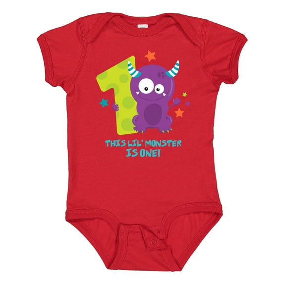 Inktastic Monster 1st Birthday Boys or Girls Baby Bodysuit