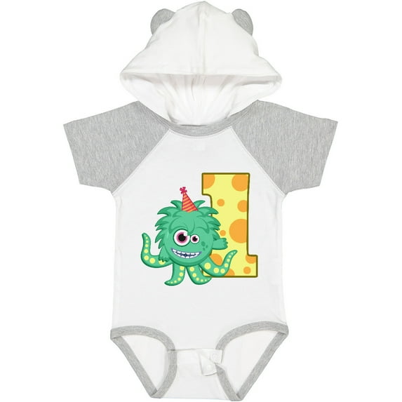 Inktastic Monster 1st Birthday Boys or Girls Baby Bodysuit