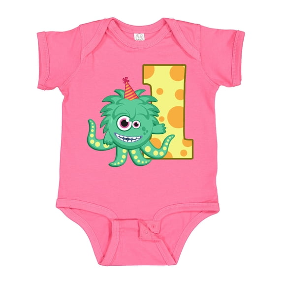 Inktastic Monster 1st Birthday Boys or Girls Baby Bodysuit