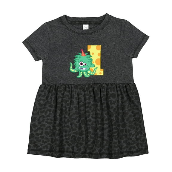 Inktastic Monster 1st Birthday Girls Baby Dress