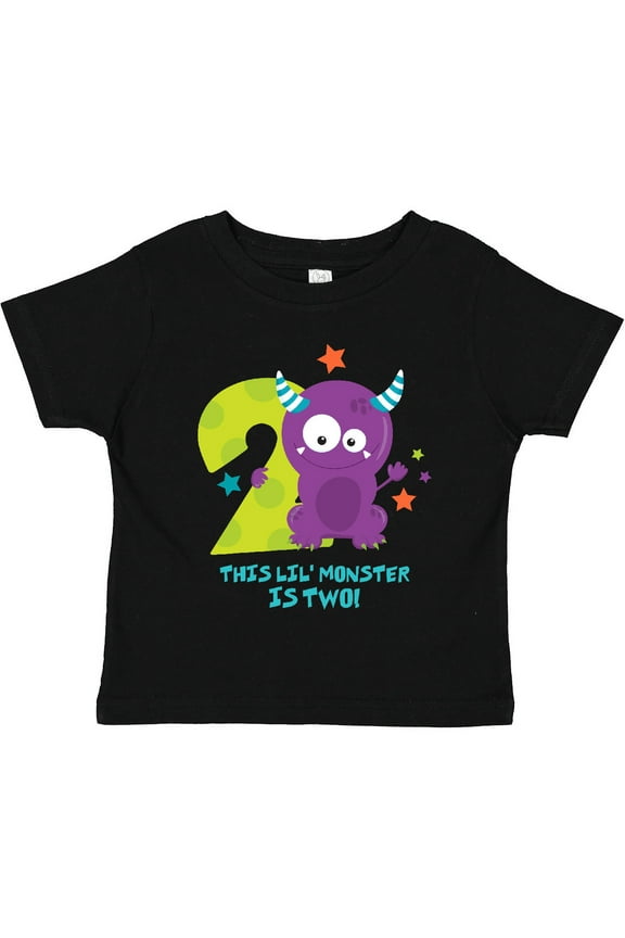 Monster 2nd Birthday Boys or Girls Toddler T-Shirt