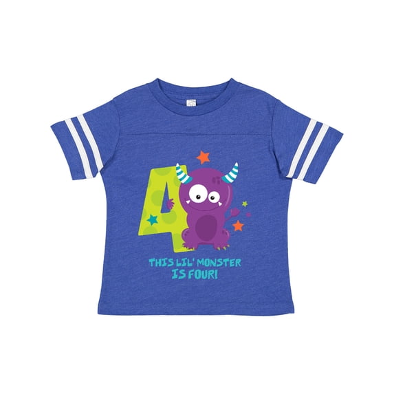 Inktastic Monster 4th Birthday Boys or Girls Toddler T-Shirt
