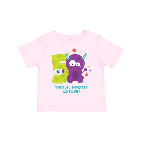 Inktastic Monster 5th Birthday Boys or Girls Toddler T-Shirt