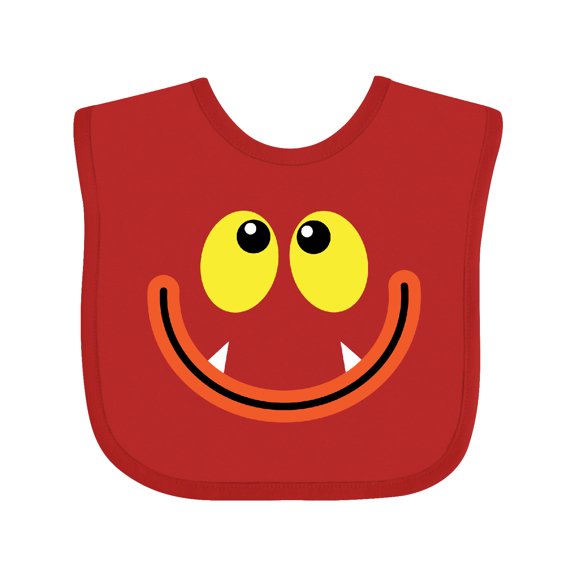 Inktastic Monster Face Boys or Girls Baby Bib