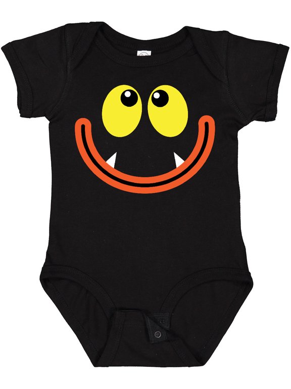 Monster Face Boys or Girls Baby Bodysuit
