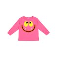 thumbnail image 1 of Inktastic Monster Face Boys or Girls Long Sleeve Toddler T-Shirt, 1 of 5