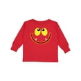 thumbnail image 1 of Inktastic Monster Face Boys or Girls Long Sleeve Toddler T-Shirt, 1 of 5
