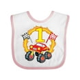 thumbnail image 1 of Inktastic Monster Truck 1st Birthday Boys or Girls Baby Bib, 1 of 4