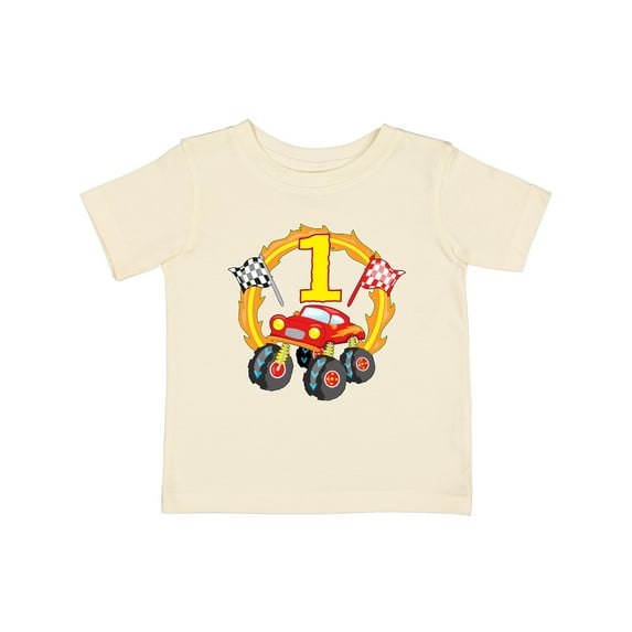 Inktastic Monster Truck 1st Birthday Boys or Girls Baby T-Shirt