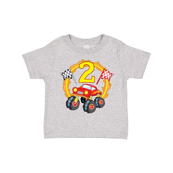 Inktastic Monster Truck 2nd Birthday Boys or Girls Toddler T-Shirt