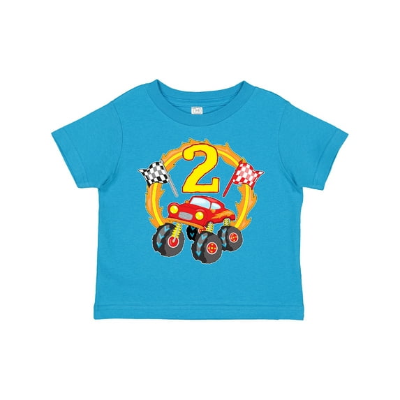 Inktastic Monster Truck 2nd Birthday Boys or Girls Toddler T-Shirt