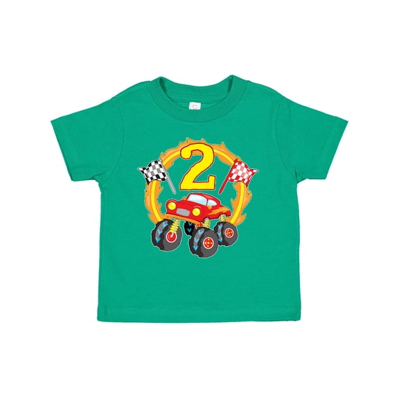 Inktastic Monster Truck 2nd Birthday Boys or Girls Toddler T-Shirt