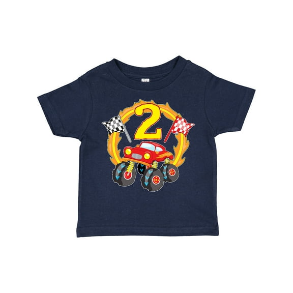 Inktastic Monster Truck 2nd Birthday Boys or Girls Toddler T-Shirt