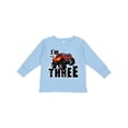 thumbnail image 1 of Inktastic Monster Truck 3rd Birthday Boys or Girls Long Sleeve Toddler T-Shirt, 1 of 5