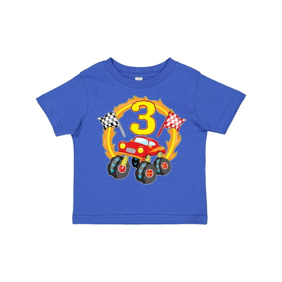 Inktastic Monster Truck 3rd Birthday Boys or Girls Toddler T-Shirt