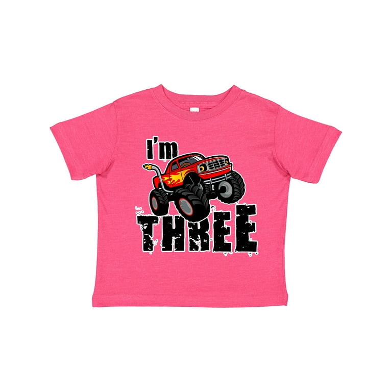 3rd birthday monster truck shirt