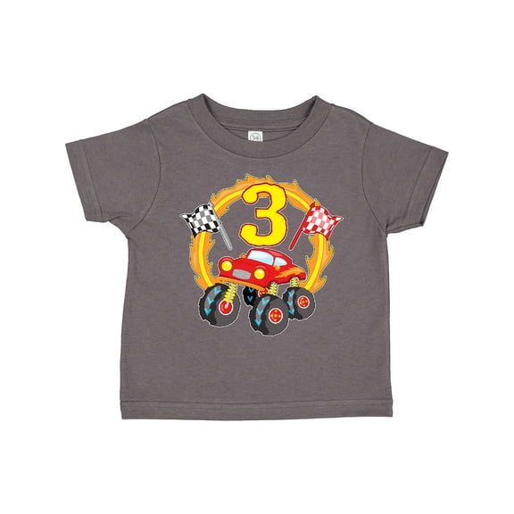 Inktastic Monster Truck 3rd Birthday Boys or Girls Toddler T-Shirt