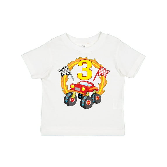 Inktastic Monster Truck 3rd Birthday Boys or Girls Toddler T-Shirt