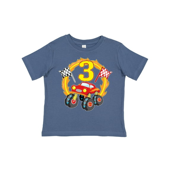 Inktastic Monster Truck 3rd Birthday Boys or Girls Toddler T-Shirt