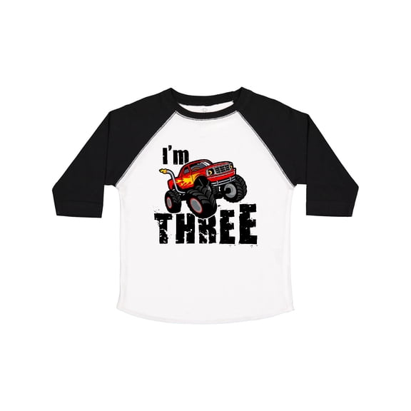 Inktastic Monster Truck 3rd Birthday Boys or Girls Toddler T-Shirt