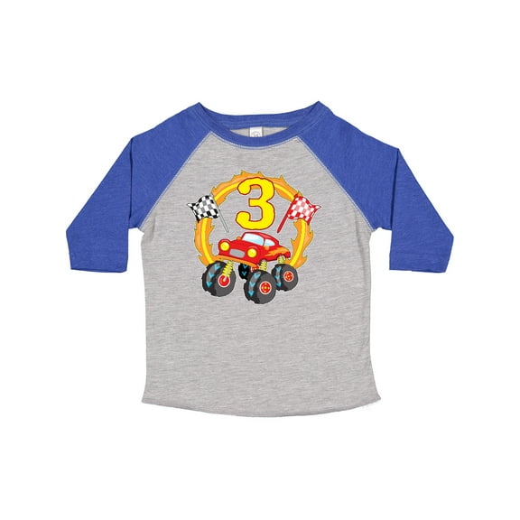 Inktastic Monster Truck 3rd Birthday Boys or Girls Toddler T-Shirt