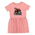 thumbnail image 1 of Inktastic Monster Truck 3rd Birthday Girls Toddler Dress, 1 of 5