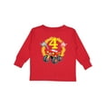 thumbnail image 1 of Inktastic Monster Truck 4th Birthday Boys or Girls Long Sleeve Toddler T-Shirt, 1 of 5