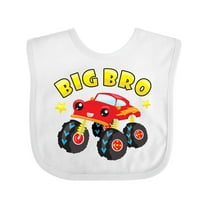 Inktastic Monster Truck Big Bro Boys Baby Bib