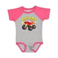 thumbnail image 1 of Inktastic Monster Truck Big Bro Boys Baby Bodysuit, 1 of 5