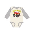 thumbnail image 1 of Inktastic Monster Truck Big Bro Boys Long Sleeve Baby Bodysuit, 1 of 5