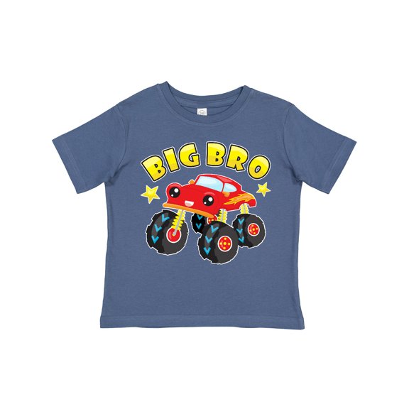 Inktastic Monster Truck Big Bro Boys Toddler T-Shirt