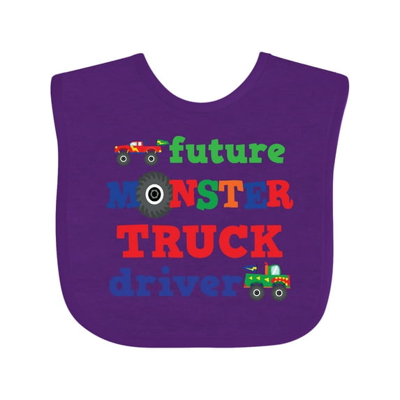Inktastic Monster Truck Future Driver Boys Baby Bib
