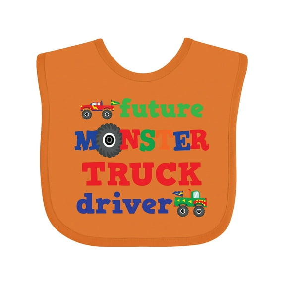 Inktastic Monster Truck Future Driver Boys Baby Bib