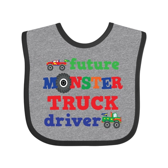Inktastic Monster Truck Future Driver Boys Baby Bib