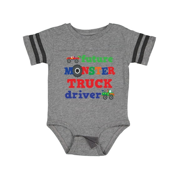 Inktastic Monster Truck Future Driver Boys Baby Bodysuit