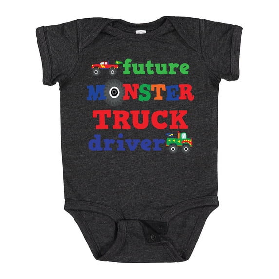 Inktastic Truck Future Driver Boys Baby Bodysuit