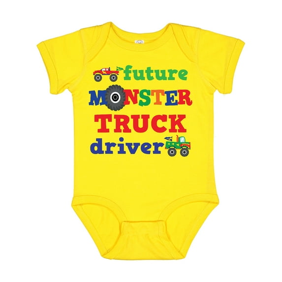 Inktastic Truck Future Driver Boys Baby Bodysuit