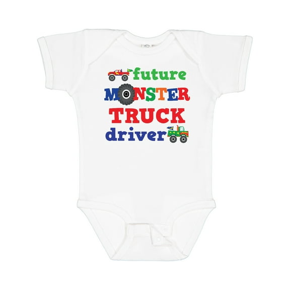 Inktastic Truck Future Driver Boys Baby Bodysuit