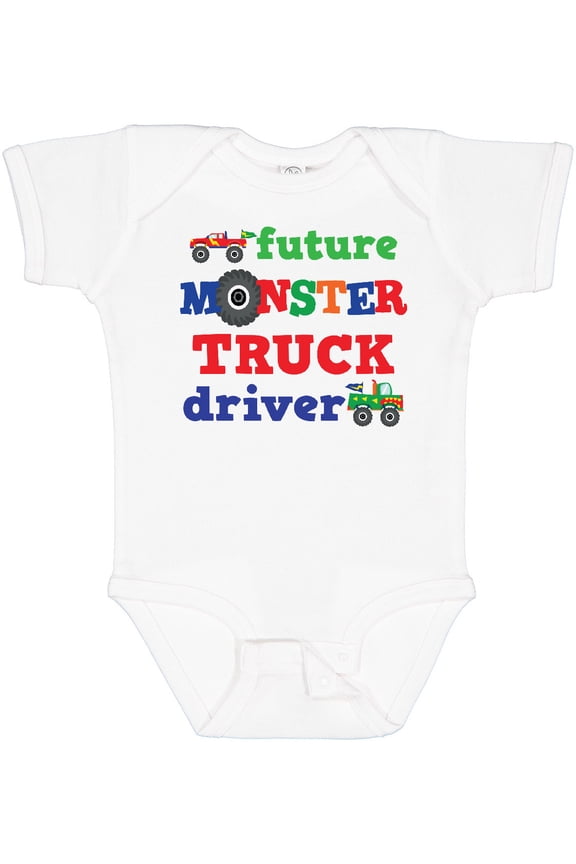 Truck Future Driver Boys Baby Bodysuit