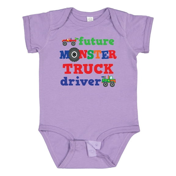 Inktastic Truck Future Driver Boys Baby Bodysuit