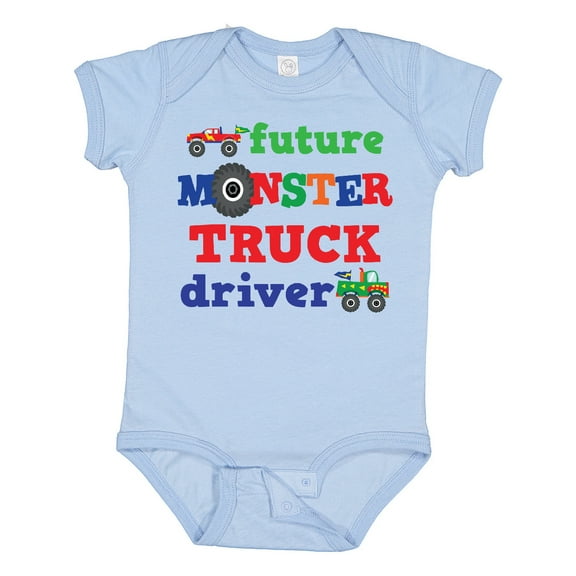 Inktastic Truck Future Driver Boys Baby Bodysuit