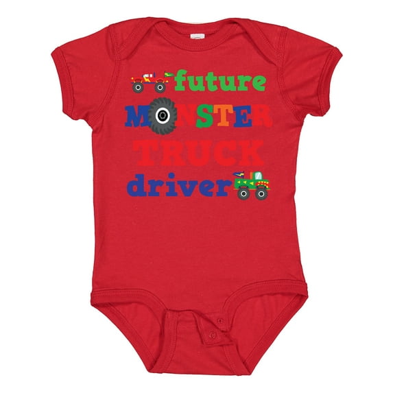 Inktastic Truck Future Driver Boys Baby Bodysuit